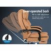ALFORDSON Massage Office Chair Executive Recliner Gaming Computer Seat Leather