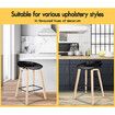 ALFORDSON 4x Kitchen Bar Stools Bar Stool Counter Wooden Chairs Black Wade