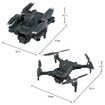 Colorful Changing Lighting Drones 4K HD Dual Camera WiFi Optical Flow Integration Four-sided Obstacle Avoidance Drone Toy Gifts