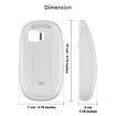 Ergonomic Charging Base for Magic Mouse 2,Support Wireless Magic Mouse Charger,Charging Dock for Magic Mouse Ergonomic Grip with Portable Storage Case,for Magic Mouse 2 Case Increase Comfort