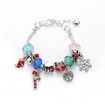 Christmas Advent Calendar Bracelet 24 Days Countdown Making Kit DIY Charm Beads for Kids Christmas Gifts