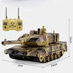 Remote Control Tank for Boys,RC Tank,  Material with Smoke Effect, Lights  Realistic Sounds,1:24 M1A2 Battle Tank Toy,Great Gift Toy for Kids