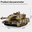 Remote Control Tank for Boys,RC Tank,  Material with Smoke Effect, Lights  Realistic Sounds,1:24 M1A2 Battle Tank Toy,Great Gift Toy for Kids