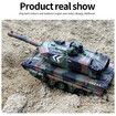 Remote Control Tank for Boys,RC Tank,Alloy Material with Smoke Effect, Lights & Realistic Sounds,1:24 M1A2 Battle Tank Toy,Great Gift Toy for Kids