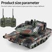Remote Control Spray Tank for Boys,RC Tank, Smoke Effect, Lights Realistic Sounds,1:24   Battle Tank Toy,Great Christmas Gifts Toy for Kids