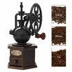 Manual Coffee Grinder,Wooden Coffee Bean Grinder Manual Coffee Grinder Roller,Antique Coffee Mill with Cast Iron Hand Crank for Making Mesh Coffee,Decoration,Best Gift