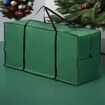 122 x 37 x 52 Green Christmas Tree Storage Bag Extra Large Christmas Storage Containers, 600D Oxford Xmas Holiday Tree Bag with Dual Zipper