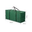 122 x 37 x 52 Green Christmas Tree Storage Bag Extra Large Christmas Storage Containers, 600D Oxford Xmas Holiday Tree Bag with Dual Zipper