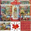 Advent Calendar 2023 Christmas Jigsaw Puzzle - Christmas Emporium, 24 Parts - 1008 Pieces Puzzles Countdown to Christmas, Christmas Gifts for Adults and Kids, Home Decoration