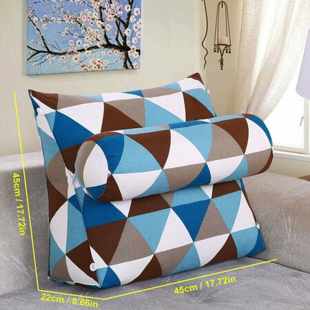 45*45*22cm Multifunctional Three-dimensional Triangle Cushion Bedside Lumbar Pad for Bedding Sets#2