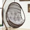 Thick Hanging Basket Seat Cushion Hanging Egg Chair Cushions Chair Cushions BRSGrey