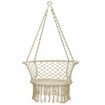 220lbs Hammock Hanging Chair Rope Relax Macrame Swing Seat Cotton HomeGreen