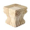 4Pcs 10/15cm European Solid Wood Carving Furniture Foot Legs Unpainted Cabinet Feets Wood Decal15cm