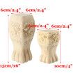 4Pcs 10/15cm European Solid Wood Carving Furniture Foot Legs Unpainted Cabinet Feets Wood Decal15cm