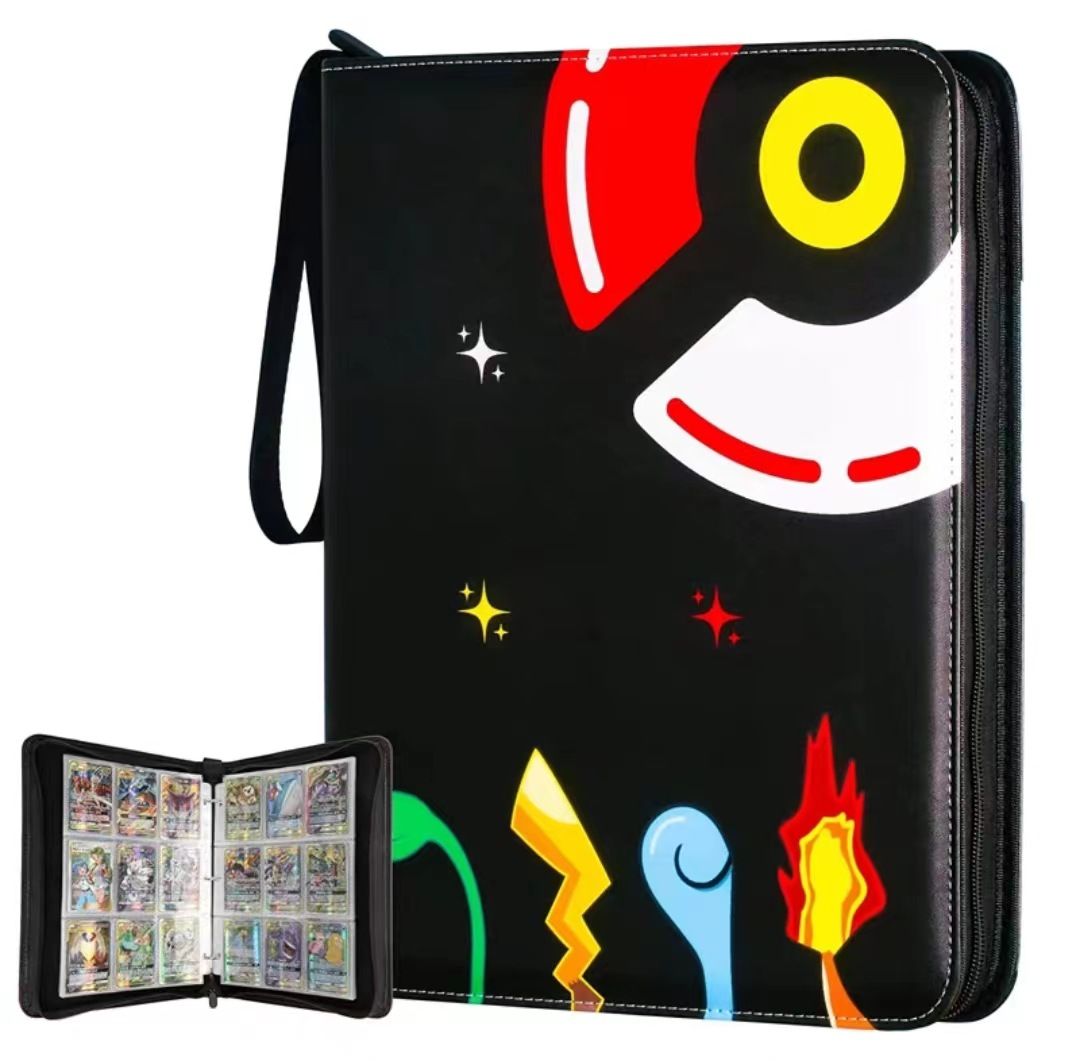 900 Card Binder for Pokemon Cards Holder 9 Pocket, Trading Binders for Card Games Collection Case Book Fits 900 Cards