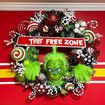 Grinch Mask & Gloves Cosplay Set Green Monster Costume Accessories for Adult Christmas and Halloween Events