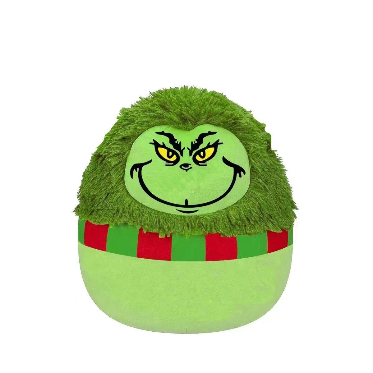 Christmas Stuffed Animal Plush Green Monster Plush Toy, Christmas Pillow Soft and Comfortable, Suitable as a Gift for Boys and Girls 25cm