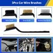 27 Pcs Car Detailing Kit Car Interior Detailing Kit Brush Set Auto Interior Car Detailing Kit Car Cleaning Kit for Wheel-Drill Not Included