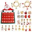 Christmas Advent Calendar 2023 Girls Bracelets Gift Set 24 Days Xmas Countdown Calendars DIY Charm Beads Jewelry Making Kit For Kids & Teens