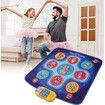 Kids Dance Mat, Electronic Dance Mat Endless Fun Bright Color Interactive Light Up Safe Soft for Children for Home