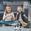 Robots Toys for Kids, 2.4Ghz Remote Control Robot Toys with Music and LED Eyes for Boys Girls 3 to 12 Year  White