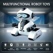 Robots Toys for Kids, 2.4Ghz Remote Control Robot Toys with Music and LED Eyes for Boys Girls 3 to 12 Year  White