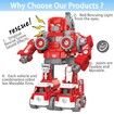 TEM Toys 5 in1 Take Apart and Building Rescue Robot Toys Educational Toys for Kids 4-8 Birthday Gift for 4+ Year Old Boys