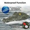 Remote Control Boat, Electric RC Alligator Boat 2.4G High-Speed Simulation Crocodile Head Water Toys Waterproof Prank Toy for Pools and Lakes