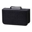 128 CD Storage Capacity Portable Storage Holder for Home Car CD Protective Case (Black)