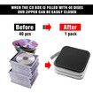 CD Case, DVDs Wallet Holder, CD/DVD Case Wallet 40 Discs Heavy Duty Bag Binder Storage Booklet Album (Black)