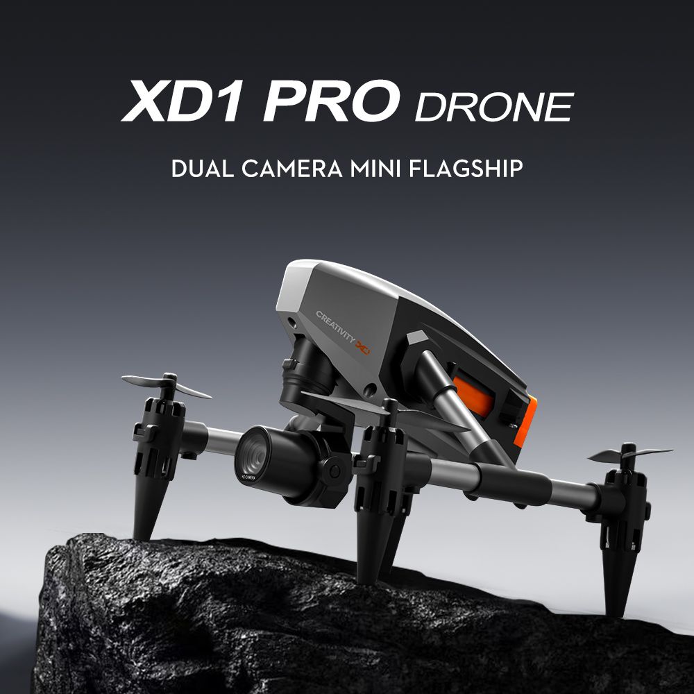 4K New XD1 Mini Drone Professional Dual Camera 5G WIFI Height Maintaining Four Sides Obstacle Avoidance RC Quadcopter Toy
