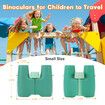 Binoculars for Kids, 6x21 High Resolution for Kids 3-12 Compact Kids Binoculars for Bird Watching Hiking Camping Travel(Green)