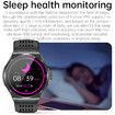 Newest Smart Watch Bluetooth Call Amoled Screen Ecg Blood Sugar Uric Acid Blood Lipid Body Temperature Radiation Level Color Black