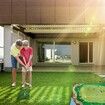 Golf Chipping Game - Indoor Outdoor Golf Games for Adults, Large Golf Chipping Game Mat with Chipping Mat and 16 Grip Balls, Golf Game for Home Backyard Office