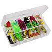 Fishing Lures Kit, Fishing Bait Tackle Including Crankbaits Plastic Worms Hard Metal Minnow Pencil Frogs VIB Jigs Hook Fishing Gears