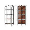 Levede Display Shelf  Bookshelf Foldable Bookcase  Kitchen Office Storage 4 Tier