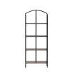 Levede Display Shelf  Bookshelf Foldable Bookcase  Kitchen Office Storage 4 Tier