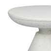 Levede Side Table Terrazzo Coffee Tables Modern Hourglass Stool Stand Beige 51cm