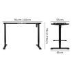 Levede Motorised Standing Desk Frame Only Single Motor Height Adjustable