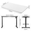 Levede Motorised Standing Desk Height Adjustable Electric Sit Stand Table 140CM