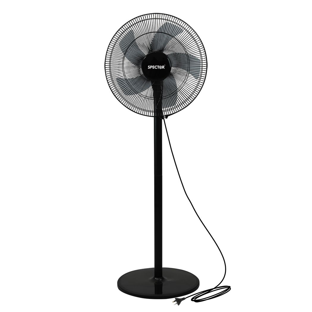 Spector Pedestal Floor Fan Portable Commercial Cooling Fans 2 Height 3 Speed