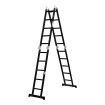 Traderight Multi Purpose Ladder Aluminium Folding Platform Extension Step 5.7M