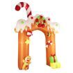 Santaco Christmas Inflatable Lighted 3M Xmas Penguin Garden Outdoor Decoration