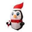 Santaco Christmas Inflatable Lighted 0.9M Xmas Penguin Garden Outdoor Decoration