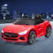 Kids Ride On Car Maserati Licensed Electric Dual Motor Toy Remote Control Red