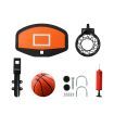 Centra Trampoline Basketball Set Kids Basketball Hoop Ring Backboard Pump Ball