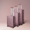 Slimbridge Luggage Suitcase Trolley Set Travel TSA 3pc 20"+24"+28" Rose Gold