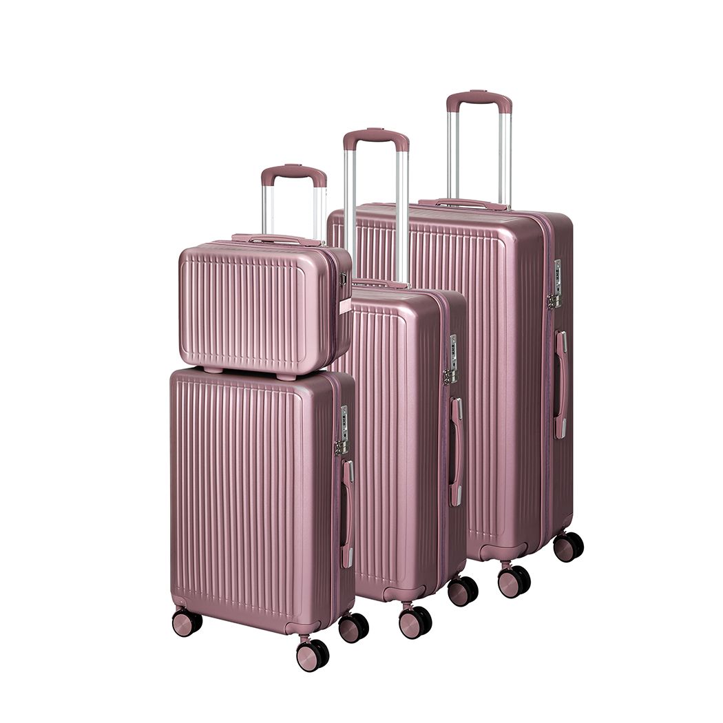 Slimbridge Luggage Suitcase Trolley Set Travel Lightweight 4pc 14"+20"+24"+28"