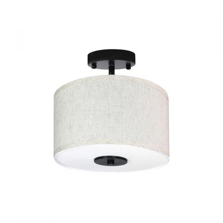 Emitto Ceiling Pendant Light 28cm Led Modern Lamp Home Lighting Linen Shade