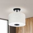 Emitto Ceiling Pendant Light 28cm Led Modern Lamp Home Lighting Linen Shade